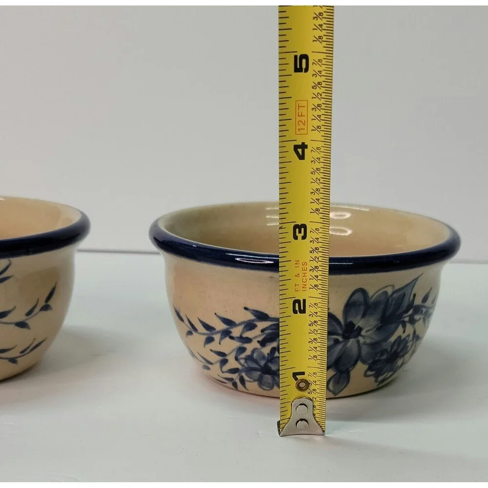Yesteryears Pottery Set of bowls Hand Turned Marshall Texas